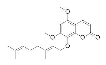 8-Geranyloxy-5,7-dimethoxycoumarin