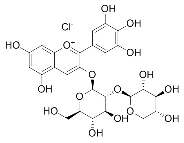 Delphinidin-3-sambubioside chloride