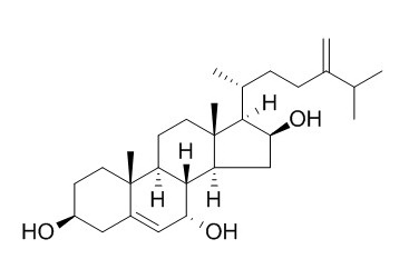 Ergosta-5,24(28)-diene-3,7,16-triol