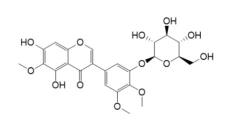 野鸢尾黄素 3'-O-葡萄糖苷