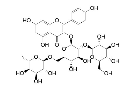 Kaempferol-3-O-(2''-O-beta-D-glucopyl)-beta-D-rutinoside