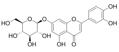 木犀草素结构图片