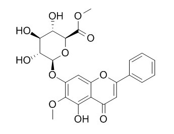 Oroxylin A 7-O-beta-D-glucuronide methyl ester
