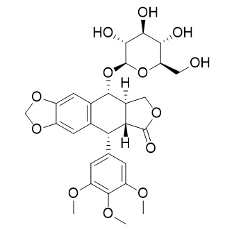 Podophyllotoxin 4-O-glucoside