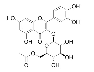 Quercetin-3-O-glucose-6-acetate
