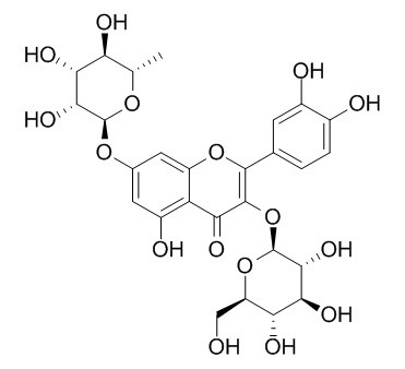 Quercetin 3-O-glucoside-7-O-rhamnoside