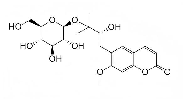 (S)-7-O-Methylpeucedanol 3'-O-beta-D-glucopyranoside