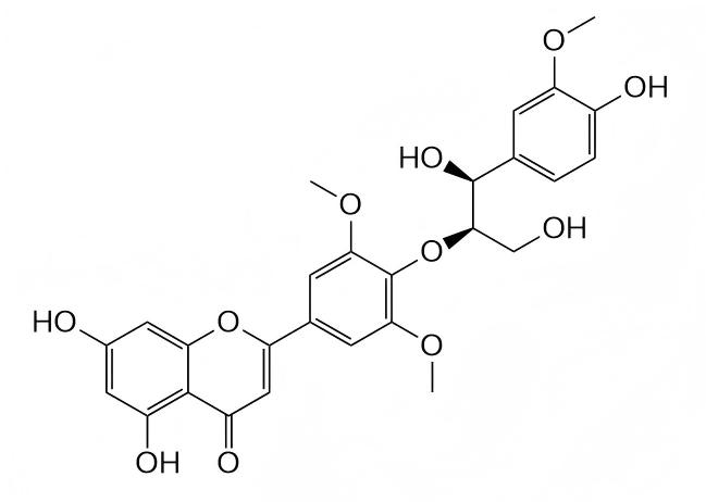 Tricin 4'-O-(erythro-beta-guaiacylglyceryl)ether