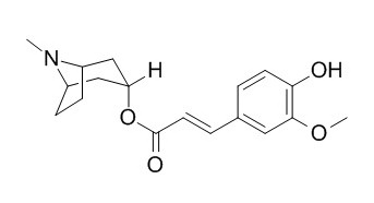 Tropanyl 3-hydroxy-4-methoxycinnamate