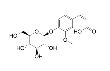 (Z)-Ferulic acid 4-O-beta-D-glucoside