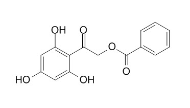 omega-Benzoyl oxyphloracetophenone